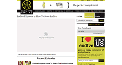 Desktop Screenshot of endive.ca